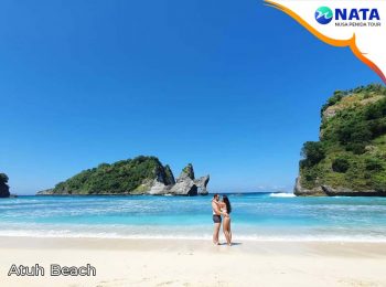 paket half day tour nusa penida atuh beach